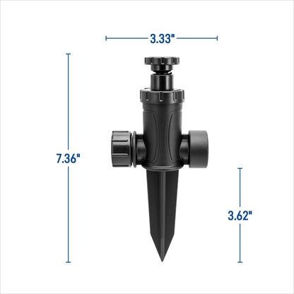 Adjustable Pattern Spot Sprinkler on Spike 29807