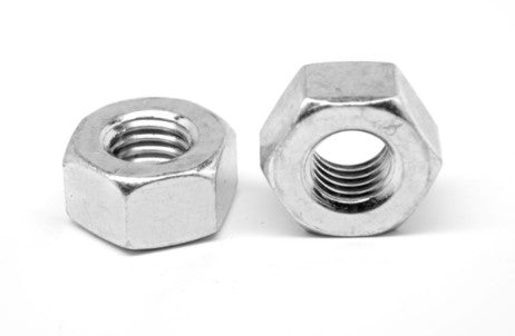 5/8-11in UNC Grade A194 Hex Heavy Nut Clear Zinc