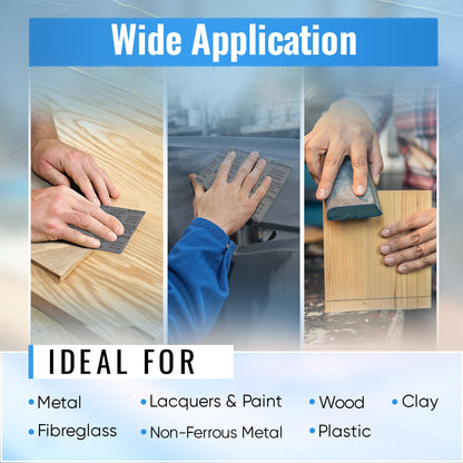 1500 Grit Sandpaper Sheets – 100 Pack, 9x11 in, Wet or Dry Use