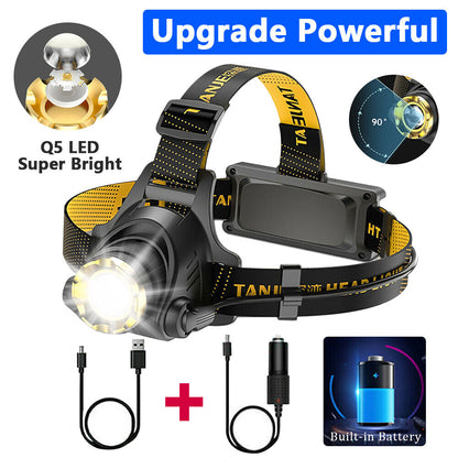 LED Headlamp Rechargeable