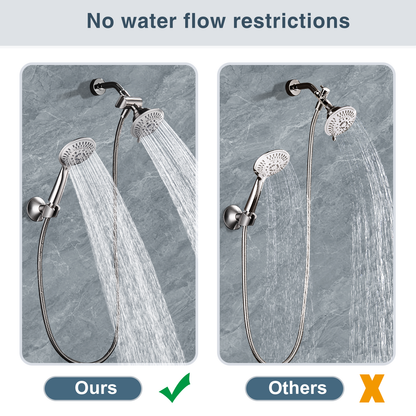 3-Way Shower Head Diverter Valve for Handheld and Fixed Shower Heads
