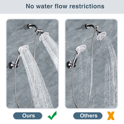 3-Way Shower Head Diverter Valve for Handheld and Fixed Shower Heads