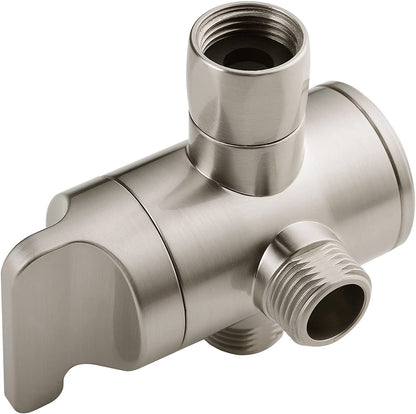 3-Way Shower Head Diverter Valve for Handheld and Fixed Shower Heads