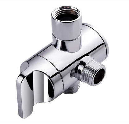3-Way Shower Head Diverter Valve for Handheld and Fixed Shower Heads