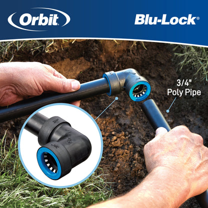 3/4" Blu-Lock Elbow 31374