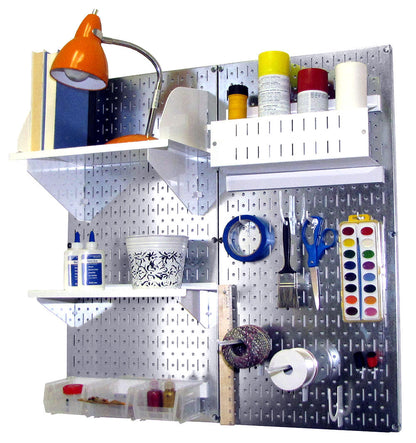Craft & Hobby Pegboard Organizer Kit - Pegboard With Accessories