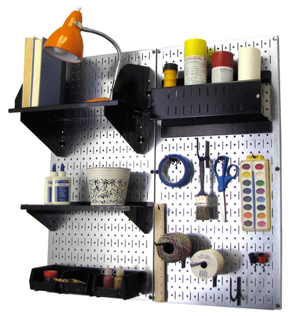 Craft & Hobby Pegboard Organizer Kit - Pegboard With Accessories