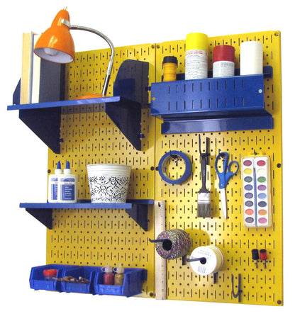 Craft & Hobby Pegboard Organizer Kit - Pegboard With Accessories