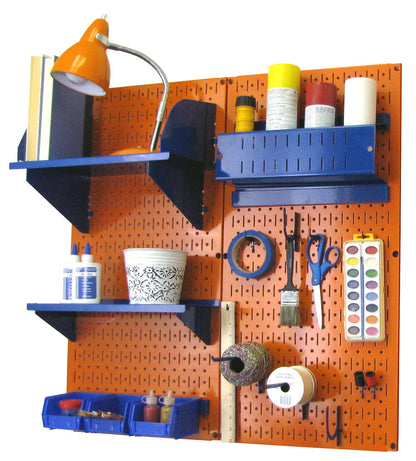 Craft & Hobby Pegboard Organizer Kit - Pegboard With Accessories
