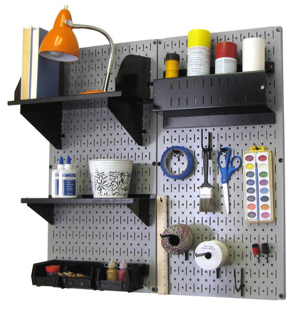 Craft & Hobby Pegboard Organizer Kit - Pegboard With Accessories