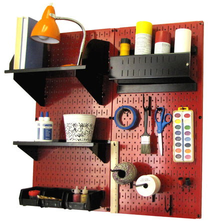 Craft & Hobby Pegboard Organizer Kit - Pegboard With Accessories