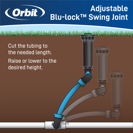 1/2" x 3/4" Blu-Lock Swing Joint 37268