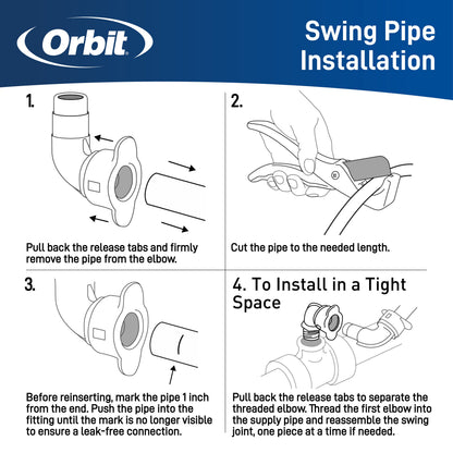 1/2" Blu-Lock Swing Joint 37267
