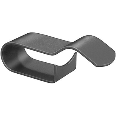 3/8in Wire Loom Clip Black Metal