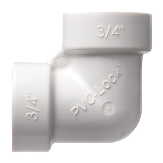 3/4" PVC-Lock Elbow 34774