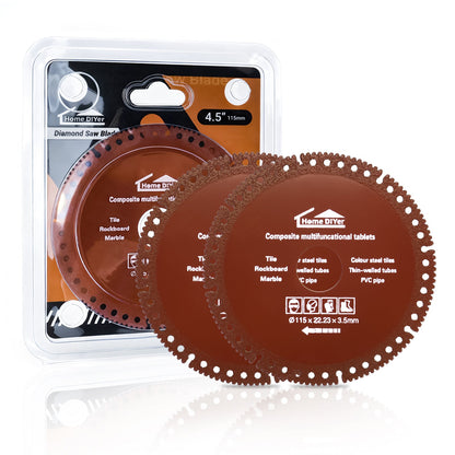 Abrasive Cut-Off Wheels 4-1/2" x 7/8" for Metal — 5-Pack Cutting Discs for Steel, Iron & Rebar