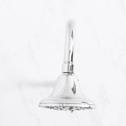 16 in. High-Arc Hook Shower Head Extension Arm (Chrome Finish)