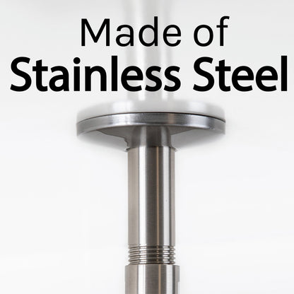 3 in. Shower Arm for Ceiling-Mounted Rainfall Showerhead (Brushed Nickel Finish)