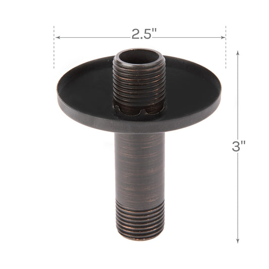 3 in. Shower Arm for Ceiling-Mounted Rainfall Showerhead (Oil-Rubbed Bronze Finish)