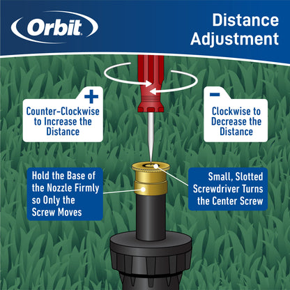 15-ft. Adjustable Pattern Spray Sprinkler Nozzle 53584