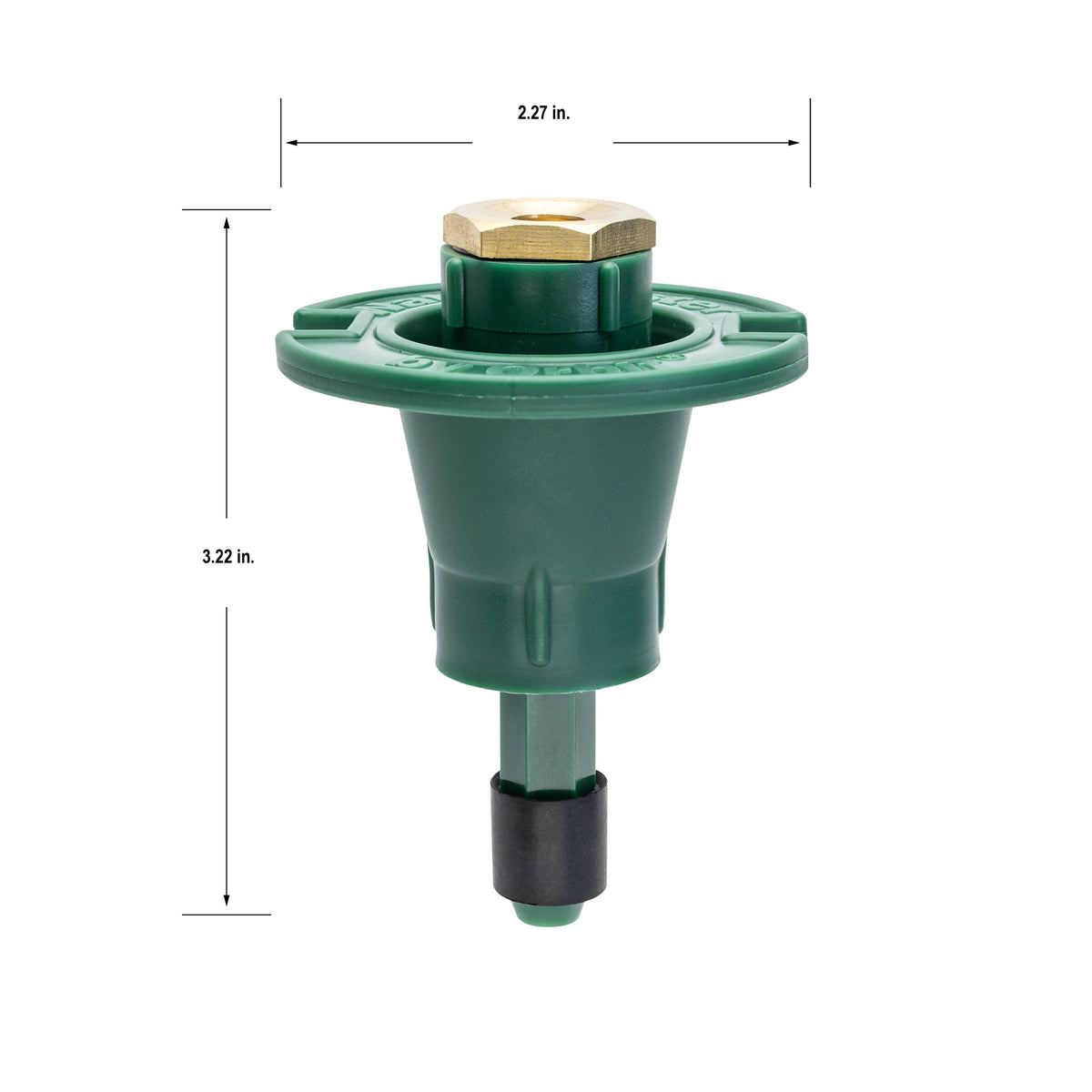 Plastic Pop-Up Flush Head w/Brass Full Pattern Nozzle 54027