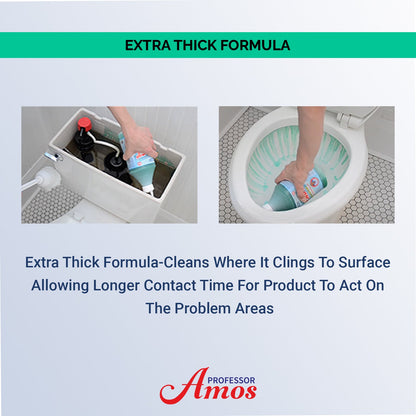 Professor Amos FAST Toilet & Tank Cleaner - UP TO 24 APPLICATIONS!!!