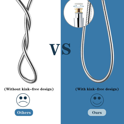79 Inch Shower Hose For Hand Held Shower Head-Stainless Steel Hose