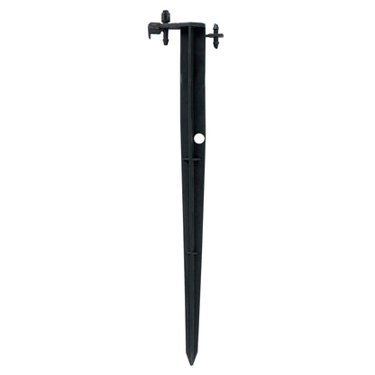1/4" Barb Micro-Sprinkler Ctr Strip Pattern on 12" Stake | 67135