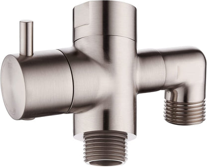 Brass Shower Arm Diverter Valve for Handheld and Fixed Shower Heads