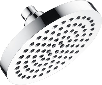 6 Inch Rainfall Shower Head with 2 Spray Settings, Adjustable Angle