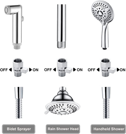 Brass Shower Flow Control Valve with G1/2 Connections