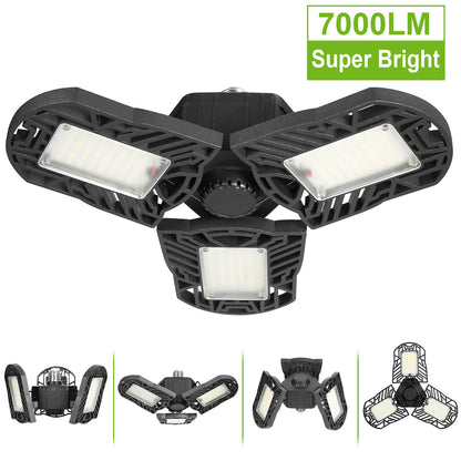 LED Garage Light E26 E27 80W 7000LM 6500K Garage Ceiling Light