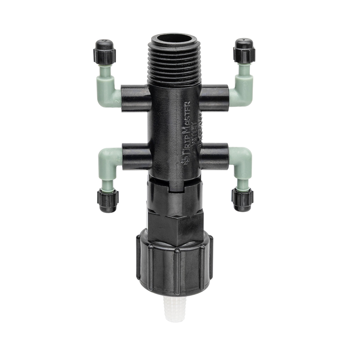 1/2" FPT x MPT x 1/4" Barb 4-Port Drip Manifold 67060