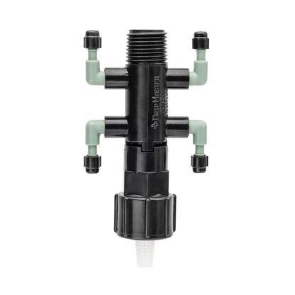 1/2" FPT x MPT x 1/4" Barb 4-Port Drip Manifold 67060