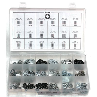 314 Piece Pushnut Bolt Retainer Assortment
