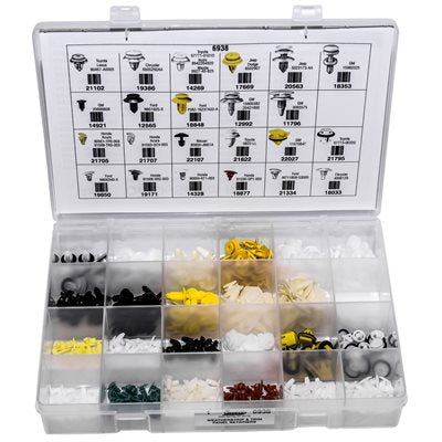 315 Piece Weatherstrip Retainer Assortment