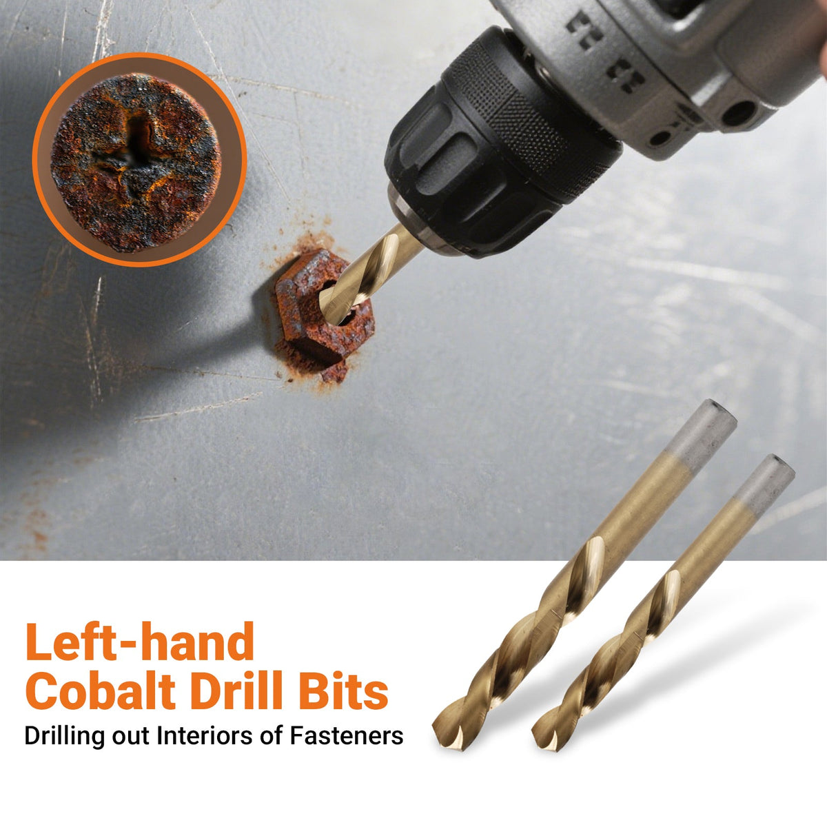 49-Piece Bolt and Screw Extractor Set with Drill Bits for Professional Auto Repair