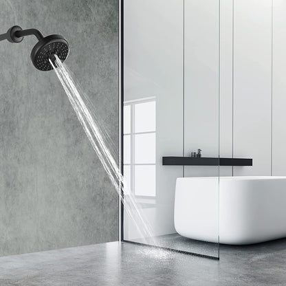 3 Spray Fixed Rainfall Shower Head with Adjustable Metal Swivel Ball Joint