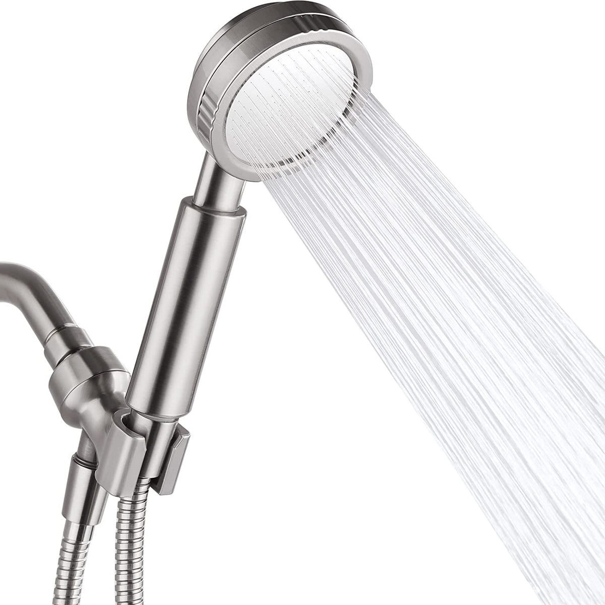 High Pressure Handheld Shower Head Kit, Handheld Shower with 60 Inch Hose and Bracket