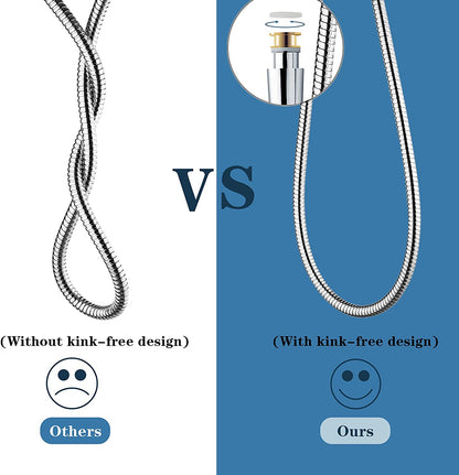 59 Inch Shower Hose For Hand Held Shower Heads-Stainless Steel Hose