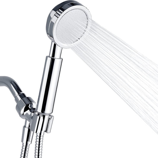 High Pressure Handheld Shower Head Kit, Handheld Shower with 60 Inch Hose and Bracket