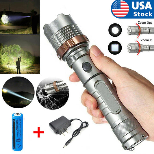 LED Flashlight Rechargeable Work Light