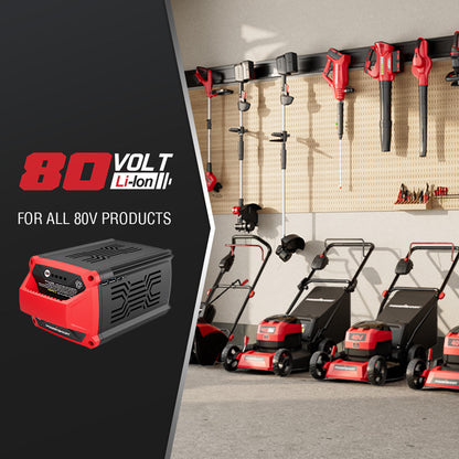 80V 26" Brushless Cordless Self-Propelled Lawn Mower w/ Battery & Charger PS76826
