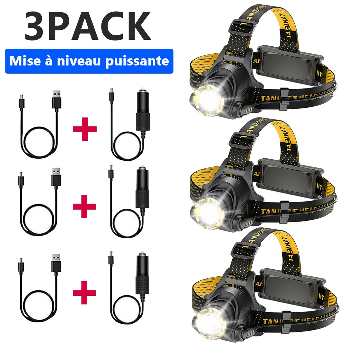 LED Headlamp Rechargeable