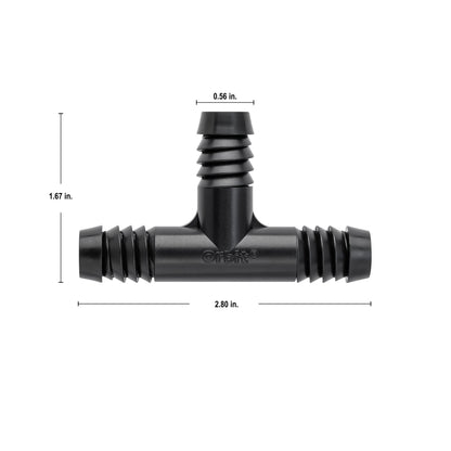 1/2" Barb Riser Flex Pipe Tee 94350