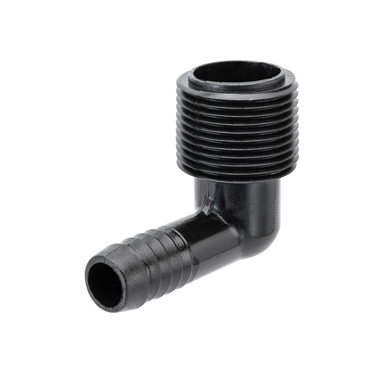 3/4" MPT x 1/2" Barb Riser Flex Pipe Elbow 94360