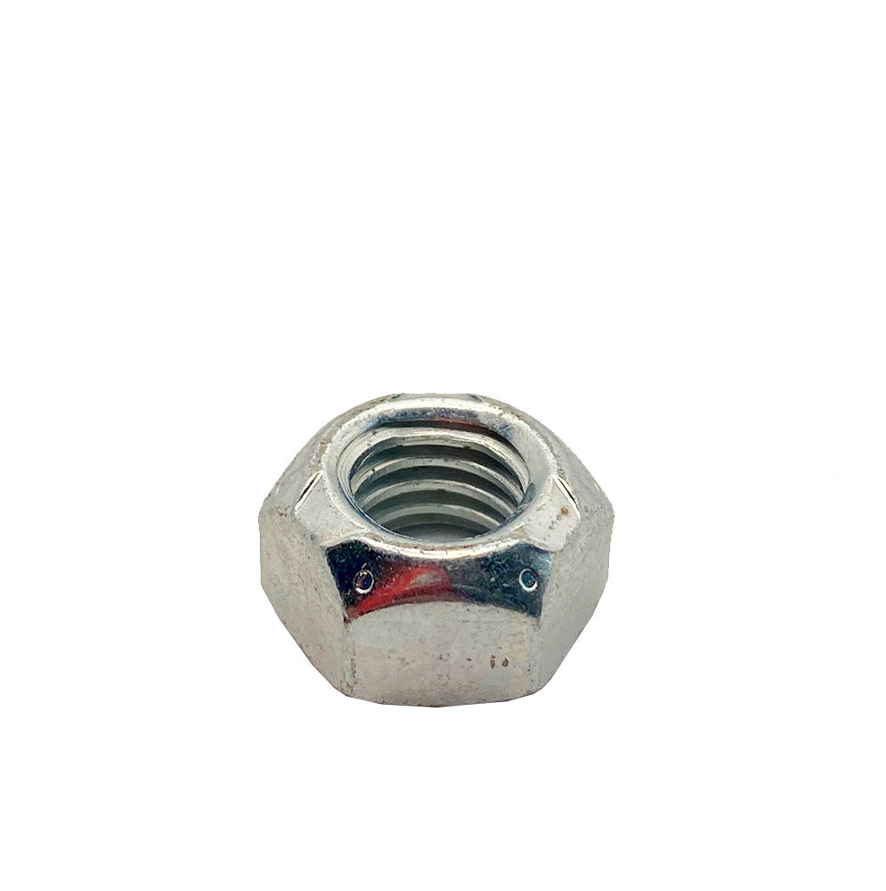 7/16-14in UNC Grade C Prevailing Torque All Steel Lock Nut Zinc Plated