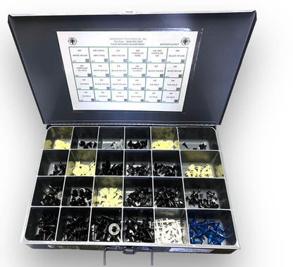 240 Piece Push Retainer Assortment Starter Kit