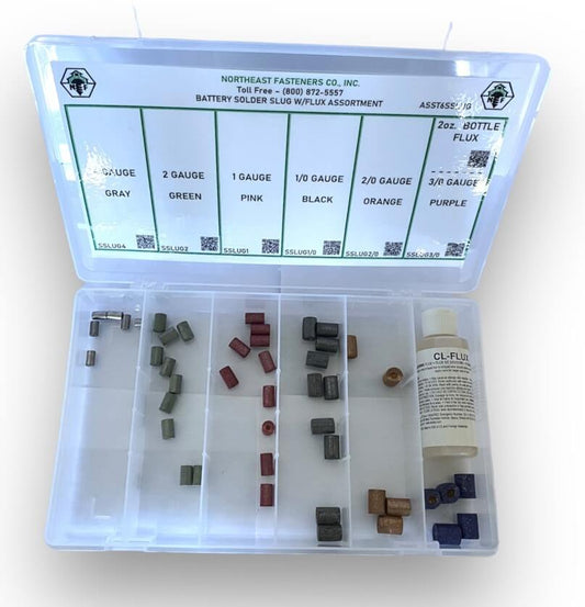 51 Piece Solder Slug and Flux Assortment Starter Kit