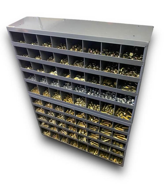 3,575 Grade 8 UNC Hex Head Cap Screw, Nut, and Washer Assortment Refill